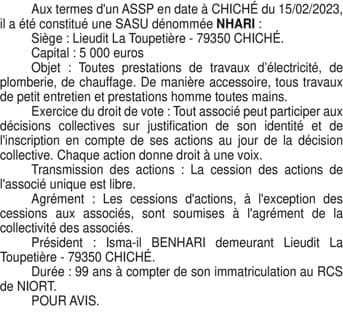 Contenu publication