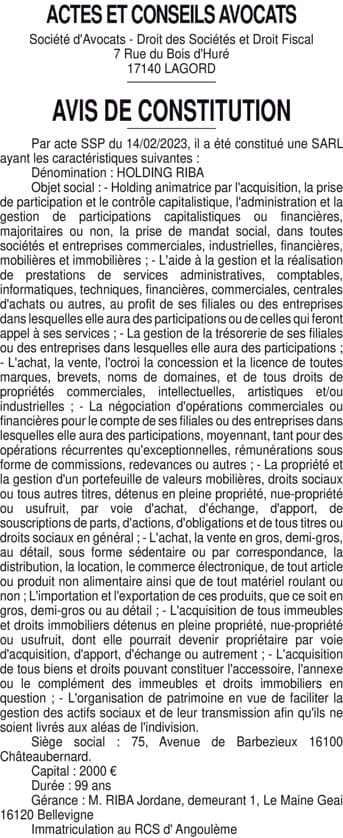 Contenu publication
