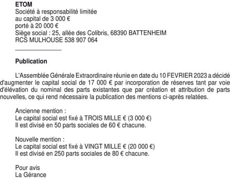 Contenu publication