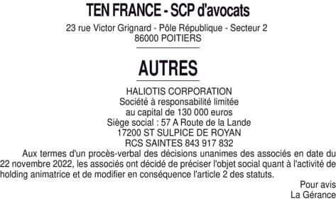 Contenu publication