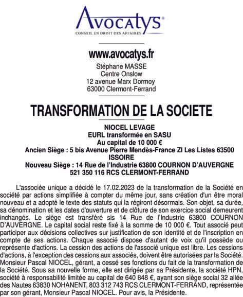 Contenu publication