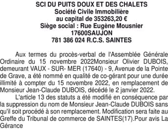 Contenu publication
