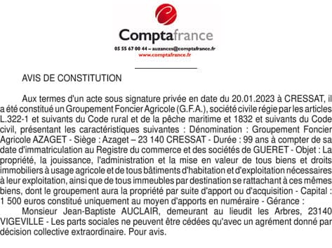 Contenu publication