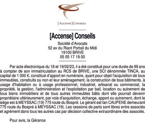 Contenu publication