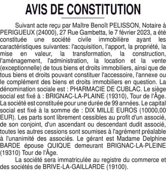 Contenu publication