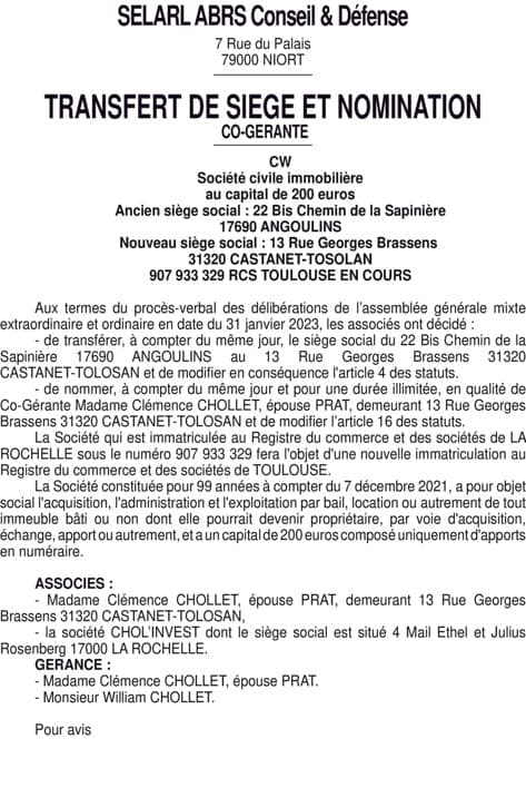 Contenu publication
