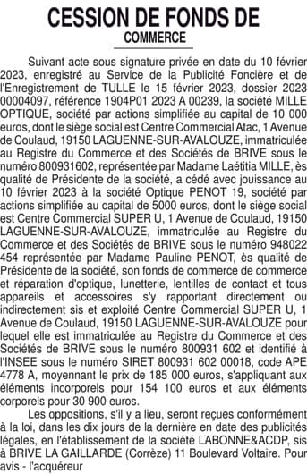 Contenu publication