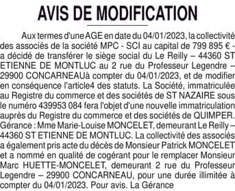 Contenu publication