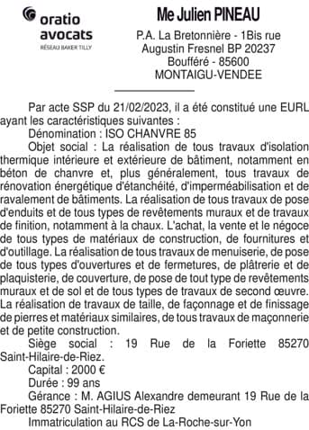 Contenu publication