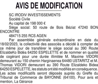 Contenu publication