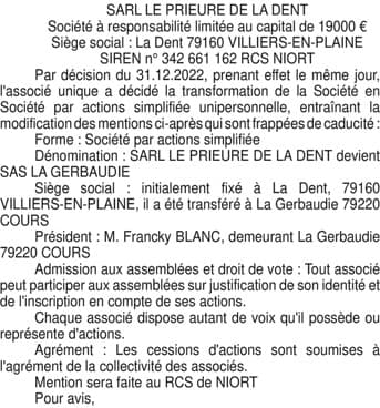 Contenu publication
