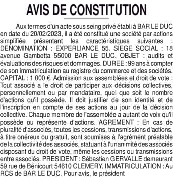 Contenu publication
