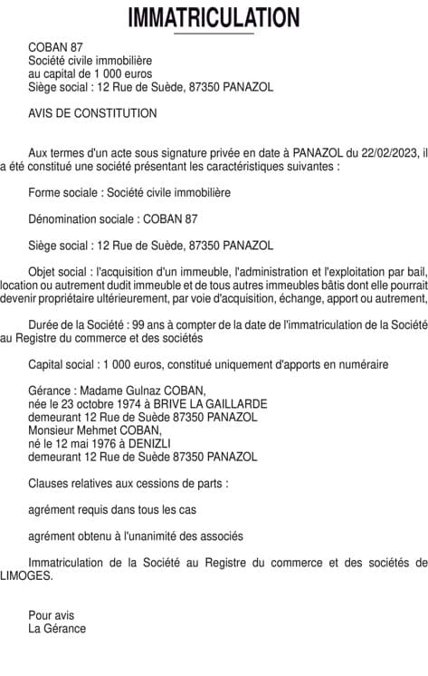 Contenu publication