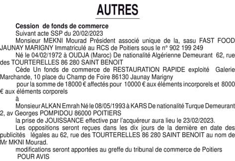 Contenu publication