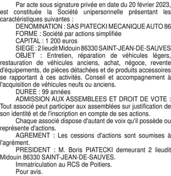 Contenu publication