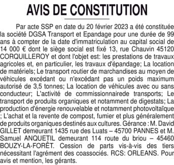 Contenu publication