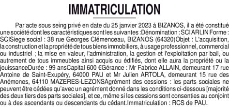 Contenu publication