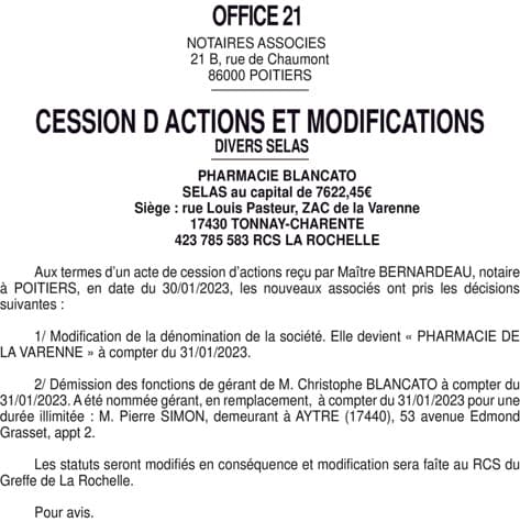 Contenu publication