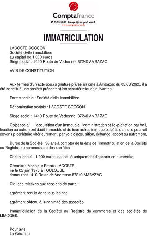 Contenu publication