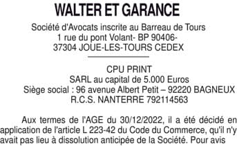 Contenu publication