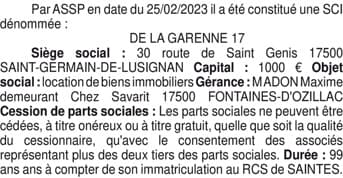 Contenu publication
