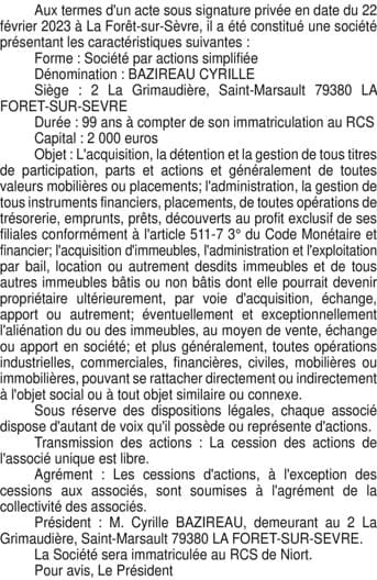 Contenu publication