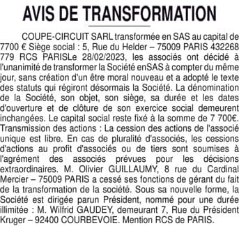 Contenu publication