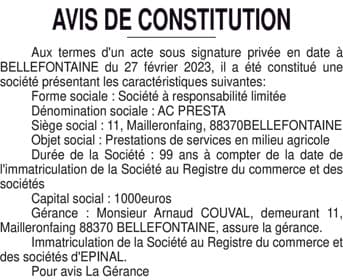 Contenu publication