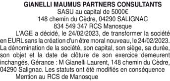 Contenu publication