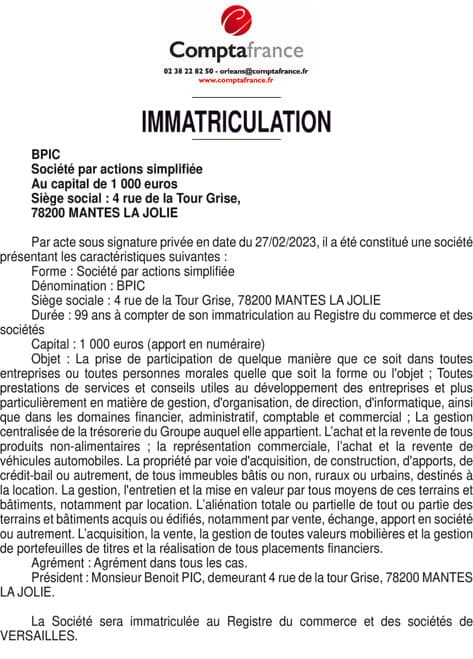 Contenu publication