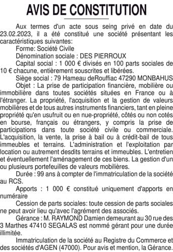 Contenu publication