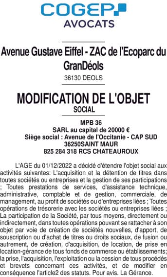 Contenu publication