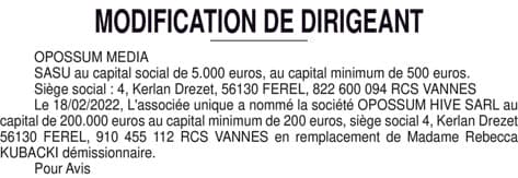 Contenu publication
