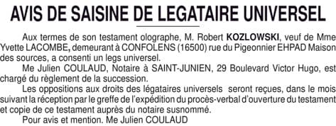 Contenu publication