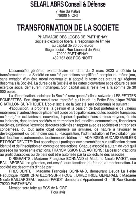 Contenu publication