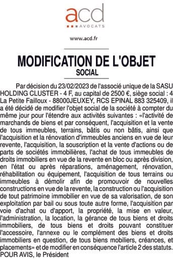 Contenu publication