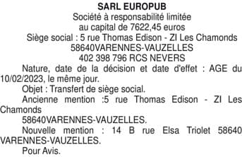 Contenu publication
