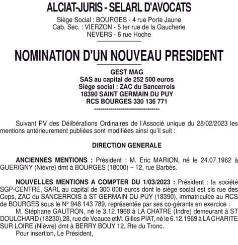 Contenu publication