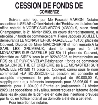 Contenu publication