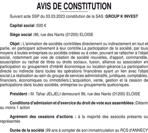 Contenu publication
