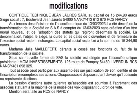 Contenu publication