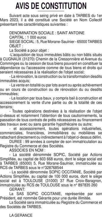 Contenu publication