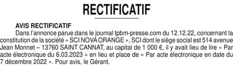 Contenu publication