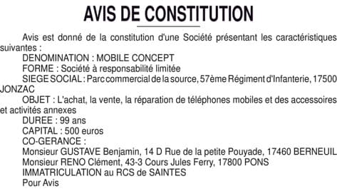 Contenu publication