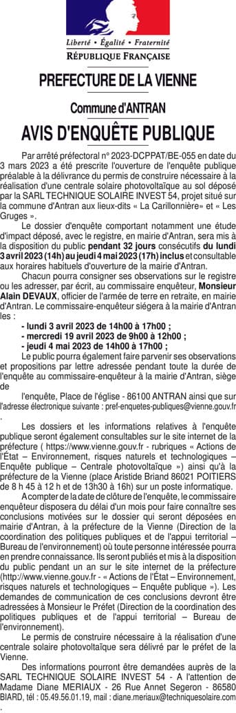Contenu publication