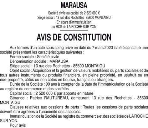 Contenu publication