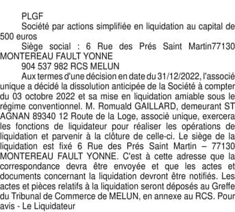 Contenu publication