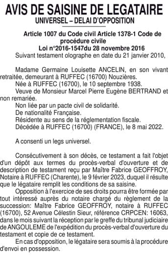 Contenu publication