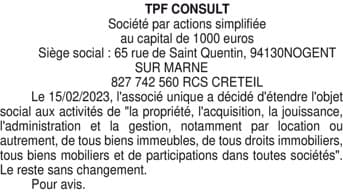 Contenu publication