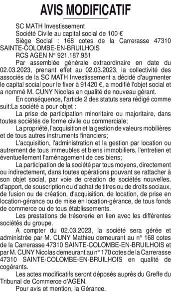 Contenu publication